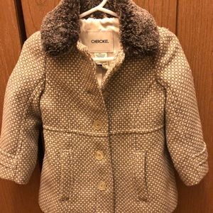 Cherokee, patterned infant coat, 12M